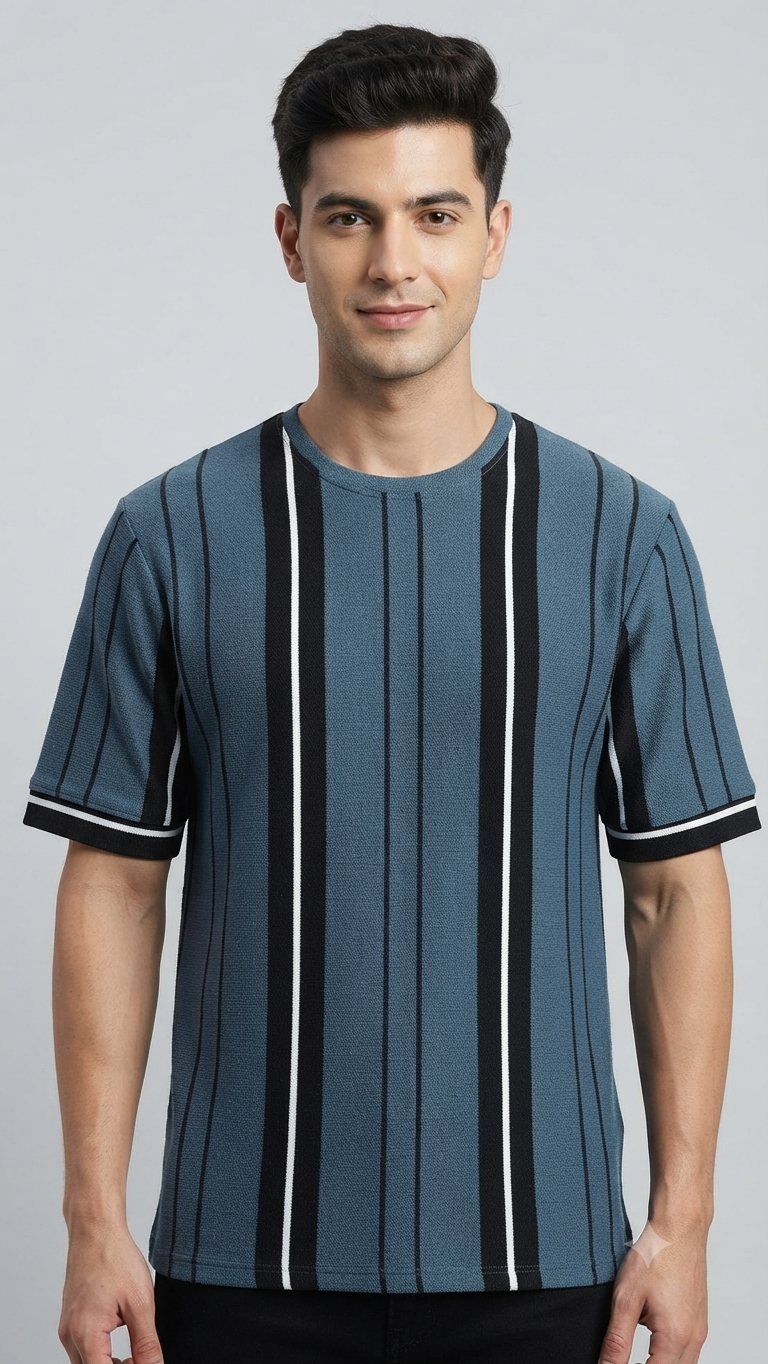 1784560025269 - Copy Premium China Fabric Oversized Drop Shoulder Round Neck T-Shirt. - Image 1