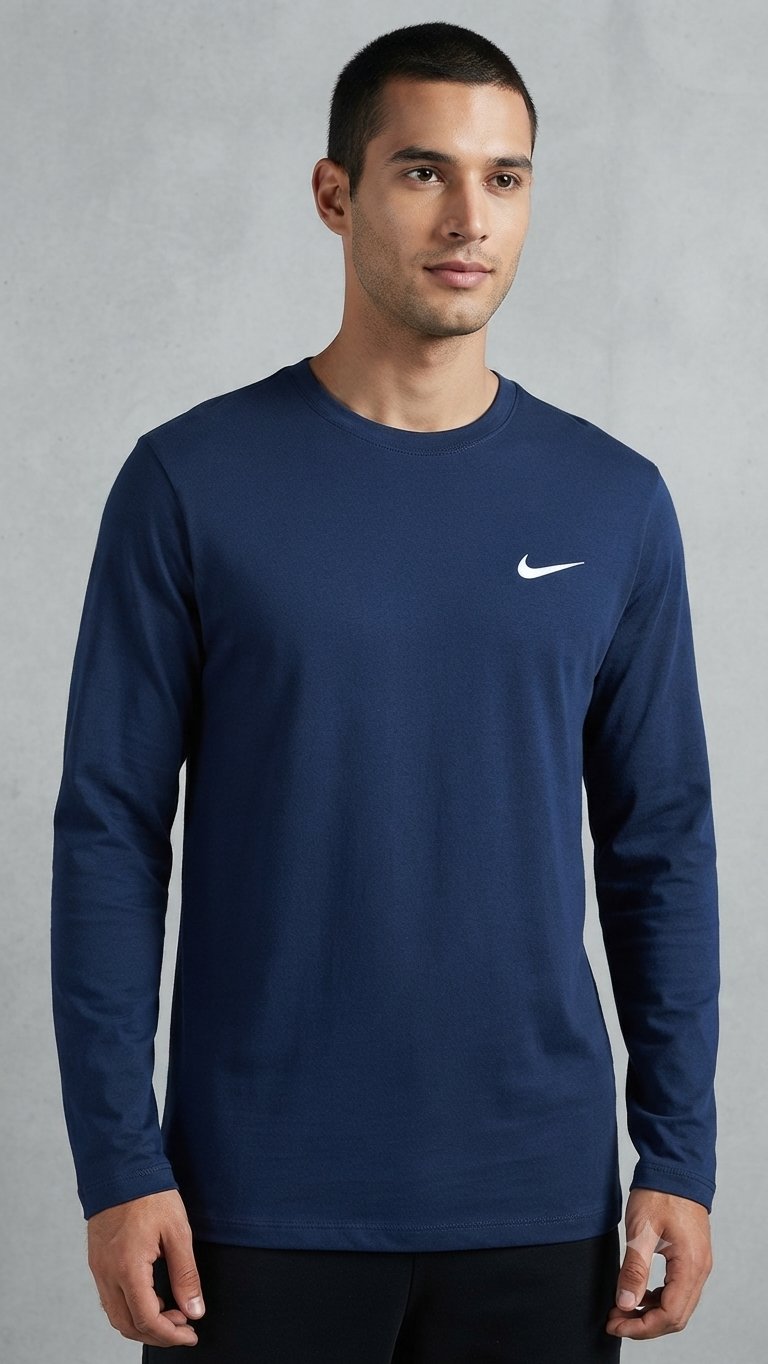 Jersey T-shirt round neck full sleeves Jeffery Full Sleeve Round Neck T-Shirt - Image 1