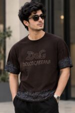 Premium Drop Shoulder Round Neck T-Shirt | Lightweight Jersey Fabric | Front & Back Print