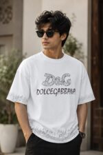 Premium Drop Shoulder Round Neck T-Shirt | Lightweight Jersey Fabric | Front & Back Print - Image 3