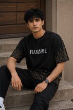 Premium Drop Shoulder Round Neck T-Shirt | Lightweight Jersey Fabric | Front & Back Print