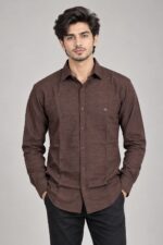 Premium 4-Season Casual Shirt – Textured Wrinkle Style - Image 4