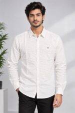 Premium 4-Season Casual Shirt – Textured Wrinkle Style - Image 2